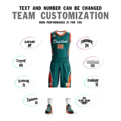 Aqua White Classic Mesh Basketball Jersey Sets 4