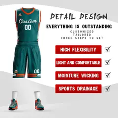 Aqua White Classic Mesh Basketball Jersey Sets 2