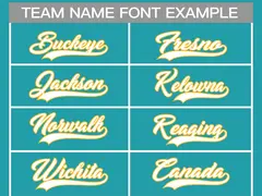 Aqua White-Gold Classic Style Hockey Jersey 3