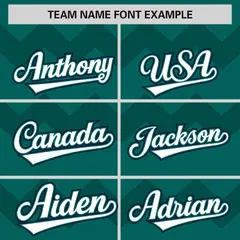Aqua White-Navy Ripple Design Authentic Baseball Jersey 4