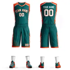 Aqua White-Orange Graffiti Bar Element Basketball Jersey