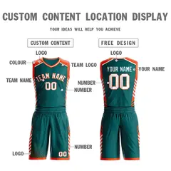 Aqua White-Orange Graffiti Bar Element Basketball Jersey 3
