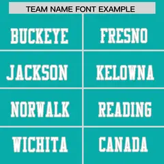 Aqua White Shoulder Cut Two-Tone Flag Football Jersey 3