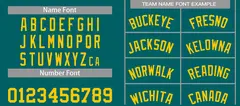 Aqua Yellow Bull Classic Curved Basketball Jersey 4