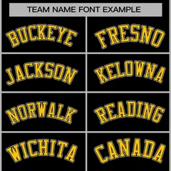 Black and Gold Raglan Varsity Full-Snap Letterman Jacket 5