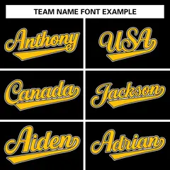 Black and Gold Raglan Varsity Full-Snap Letterman Jacket 5