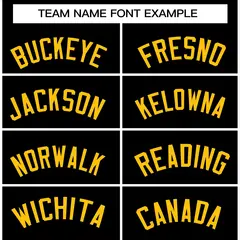 Black and Gold Raglan Varsity Full-Snap Letterman Jacket 5