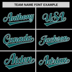 Black Aqua Color Block Varsity Full-Snap Letterman Jacket 3
