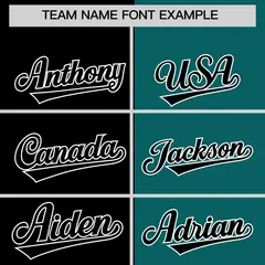 Black Aqua Two Tone Full-Zip Varsity Letterman Bomber Jacket 3