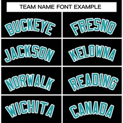 Black Aqua-White Classic Varsity Full-Snap Letterman Jacket 3