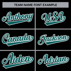 Black Aqua-White Raglan Full-Snap Varsity Letterman Jacket 5