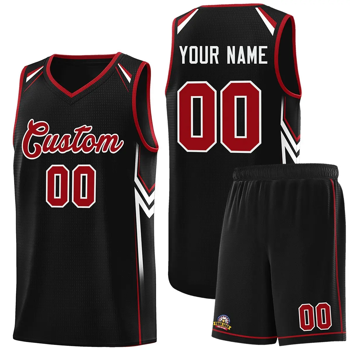 Black Arrow Graffiti Pattern Sports Basketball Jersey