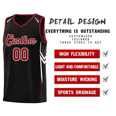 Black Arrow Graffiti Pattern Sports Basketball Jersey 2