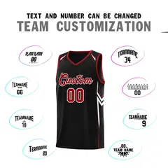 Black Arrow Graffiti Pattern Sports Basketball Jersey 4