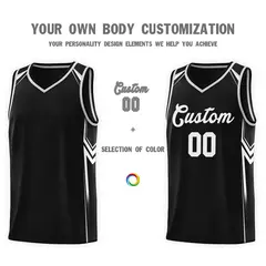 Black Arrow Graffiti Pattern Sports Basketball Jersey 3