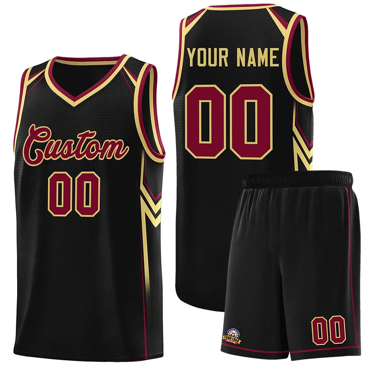 Black Arrow Graffiti Pattern Sports Basketball Jersey