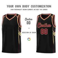 Black Arrow Graffiti Pattern Sports Basketball Jersey 3