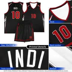 Black Arrow Graffiti Pattern Sports Basketball Jersey 7