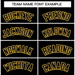 Black Black-Gold Varsity Full-Snap Letterman Jacket 3