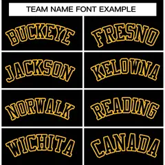 Black Black-Gold Varsity Full-Snap Letterman Jacket 5