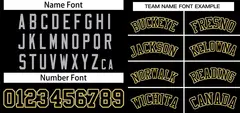 Black Black-Gray Two-Button Softball Jersey 3