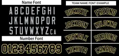 Black Black-Gray Two-Button Softball Jersey 3
