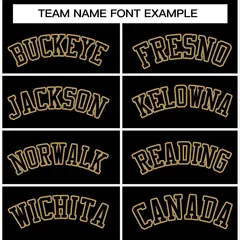Black Black-Old Gold Varsity Full-Snap Letterman Jacket 3