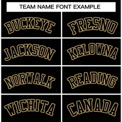 Black Black-Old Gold Varsity Full-Snap Letterman Jacket 5
