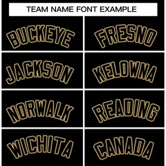 Black Black-Old Gold Varsity Full-Snap Letterman Jacket 5