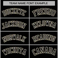 Black Black-Old Gold Varsity Full-Snap Letterman Jacket 5