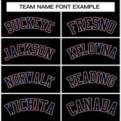 Black Black-Orange Varsity Full-Snap Letterman Jacket 5