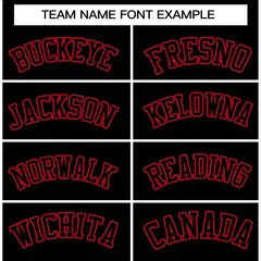 Black Black-Red Classic Full-Snap Varsity Letterman Jacket 5