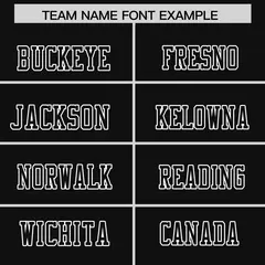 Black Black-White Classic Authentic Football Jersey 3