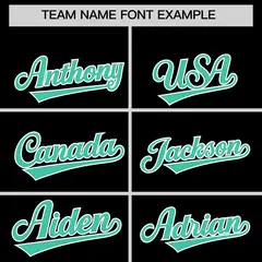 Black Bright Green Stripe Animals Graffiti Raglan Baseball Jersey 3