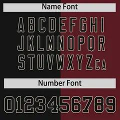 Black Burgundy Two Tone Gradient Fashion Baseball Jersey 4
