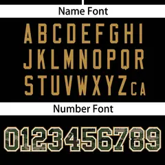 Black Camo Font Authentic Baseball Jersey 4