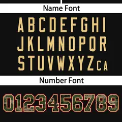 Black Camo Font Authentic Baseball Jersey 4