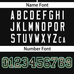 Black Camo Font Authentic Baseball Jersey 4
