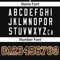 Black Camo Font Authentic Baseball Jersey 4