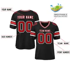 Black Classic Authentic Football Jersey 2