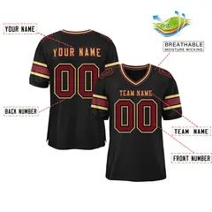 Black Classic Authentic Football Jersey 2
