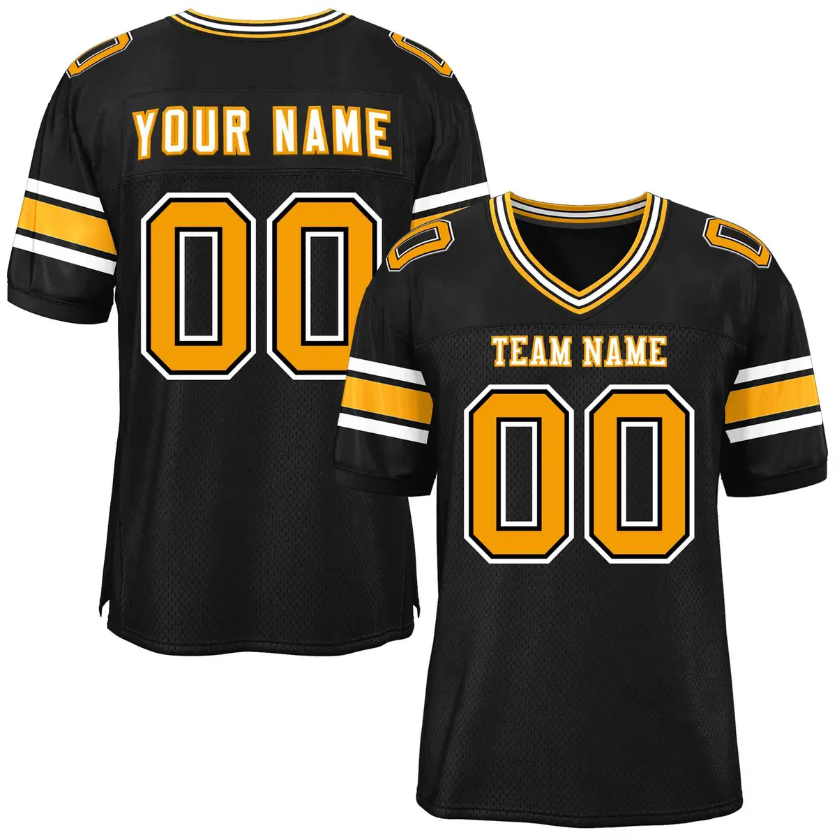 Black Classic Authentic Football Jersey