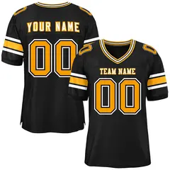 Black Classic Authentic Football Jersey 1