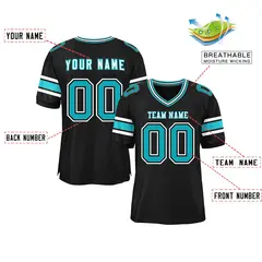Black Classic Authentic Football Jersey 2