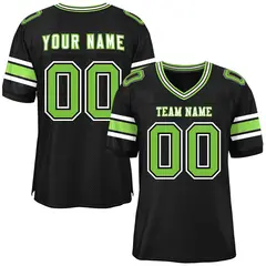 Black Classic Authentic Football Jersey 1