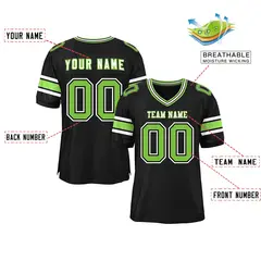 Black Classic Authentic Football Jersey 2