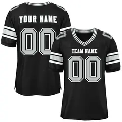 Black Classic Authentic Football Jersey 1