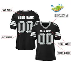 Black Classic Authentic Football Jersey 2