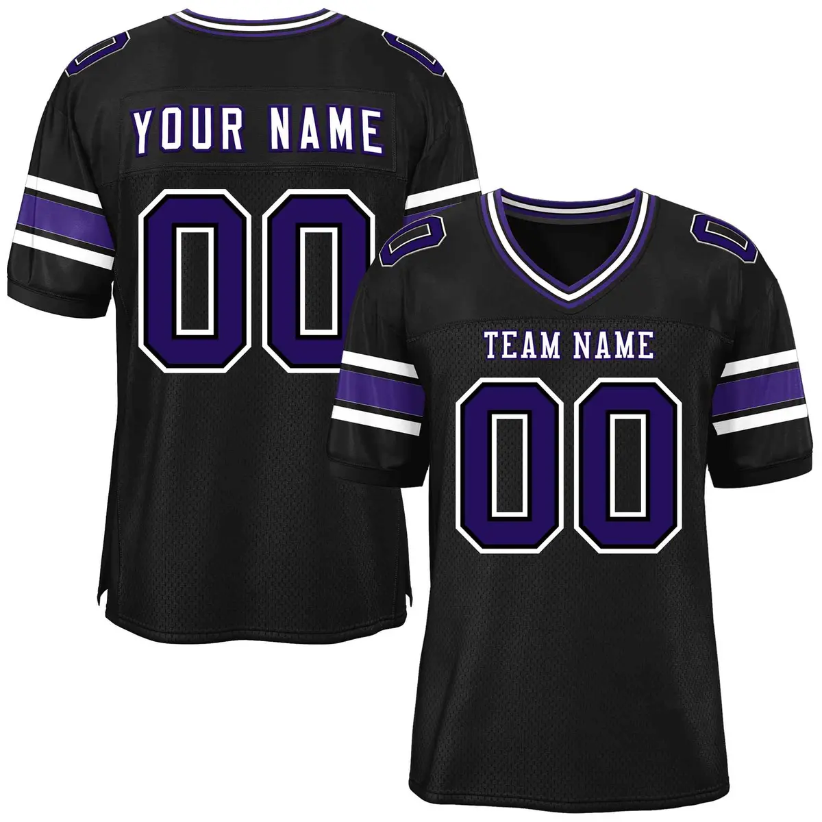 Black Classic Authentic Football Jersey