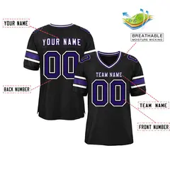 Black Classic Authentic Football Jersey 2